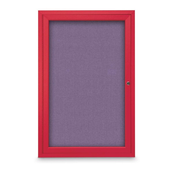 Slim Enclosed Corkboard, 11"x13-1/2", Bronze Alum Frame/Cork